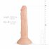 Real Fantasy Blane - dildo realist - 20cm (natural) 