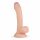 Real Fantasy Vince - dildo cu testicule și prepuț - 19,5cm (natur)