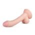 Real Fantasy Vince - dildo cu prepuț - 19,5cm (natural) 