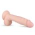 Real Fantasy Glynn - vibrator realist cu acumulator - 25cm (natural) 