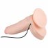 Real Fantasy Dwane - vibrator realist cu acumulator - 31cm (natur) 