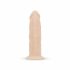 Real Fantasy Winston - vibrator realist cu acumulator și ventuză - 19cm (natural) 