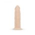 Real Fantasy Winston - vibrator realist cu acumulator și ventuză - 19cm (natural) 