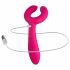 Vibrator pentru cupluri rezistent la apă, cu acumulator, Easytoys (roz) 