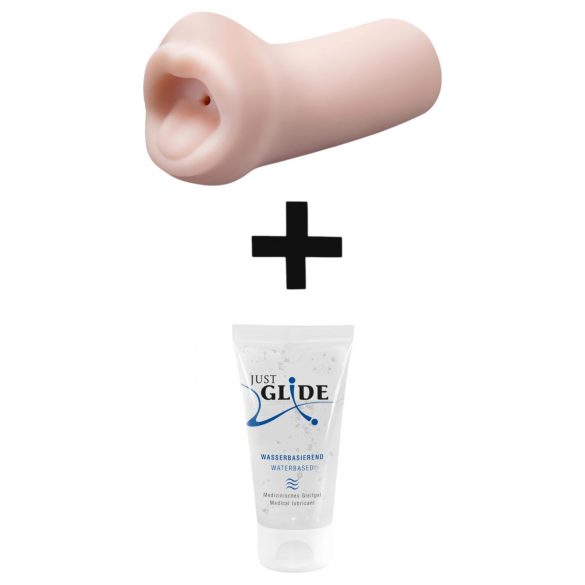 Set începător pentru sex oral - solo (masturbator, lubrifiant)