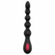 Iubire Obraznică - vibrator anal cu bile, cu acumulator (negru) 