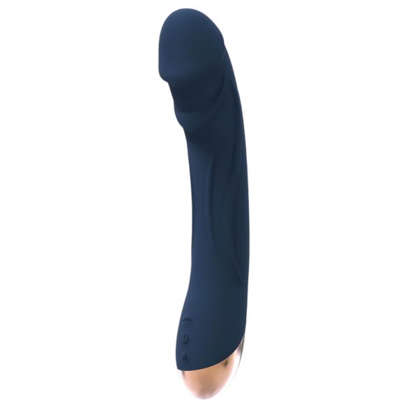 Vibrator G-punct cu încălzire și acumulator Goddess Boreas (albastru) 