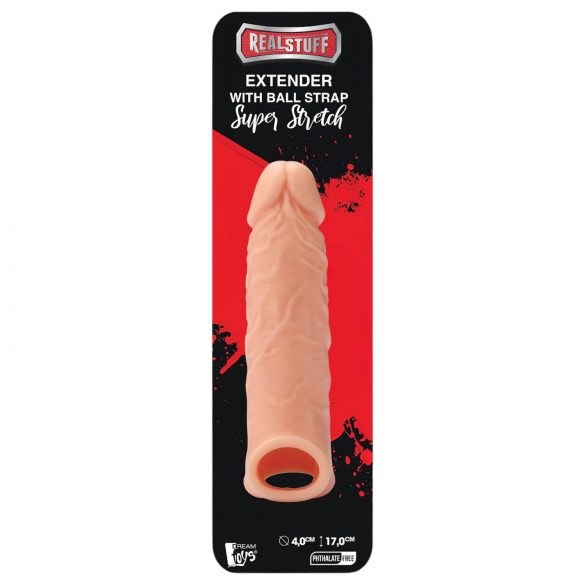 RealStuff Extender 6.5 - înveliș pentru penis - natural (17cm)