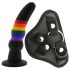 Dildo colorat cu prindere - Colorful Love 