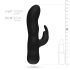 Vibrator pentru punctul G Easytoys Mad Rabbit cu stimulator clitoridian (negru) 