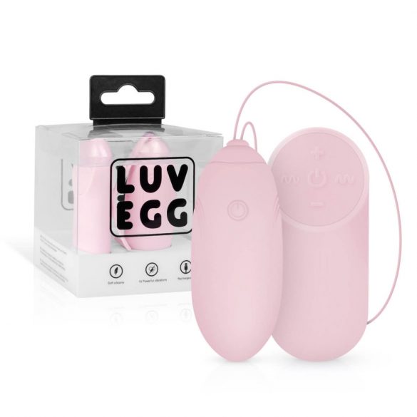 Ou Vibrator LUV EGG - cu acumulator și radio (roz) 