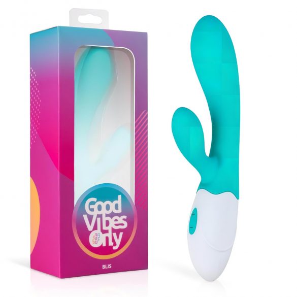 Vibrator pentru Clitoris Blis Rabbit - cu acumulator (turcoaz) 