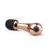 Rosy Gold Mini Curve - vibrator de masaj, acumulator, culoarea rosegold 