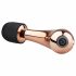 Rosy Gold Mini Curve - vibrator de masaj, acumulator, culoarea rosegold 