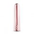 Vibrator în formă de baton, mini, cu acumulator, culoare rosegold 