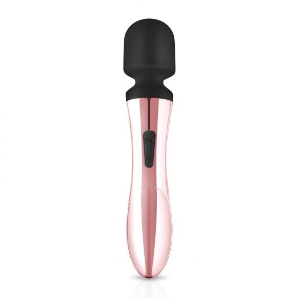 Baghetă Curbată Rosy Gold - vibrator de masaj cu acumulator (rosegold)