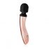 Vibrator masaj Rosy Gold Wand Curve, reîncărcabil (culoare rosegold) 