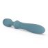 Vibrator masaj Bloom Orchid Wand cu acumulator (turcoaz) 