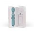 Vibrator masaj Bloom Orchid Wand cu acumulator (turcoaz) 