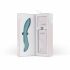 Vibrator pentru punctul G Bloom Rose, din silicon, cu acumulator (turcoaz) 