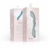 Vibrator pentru punctul G Bloom Rose, din silicon, cu acumulator (turcoaz) 