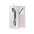 Bloom Rose - vibrator pentru punctul G din silicon, cu acumulator (turcoaz)