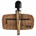 Panthra Shaka Wand - vibrator masaj cu acumulator (leopard-negru) 