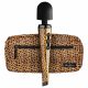 Panthra Shaka Wand - vibrator masaj cu acumulator (leopard-negru) 