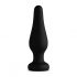 Panthra Kesia - set dildo anal din silicon (3 piese) - negru 