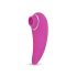 Vibrator clitoridian rezistent la apă, cu acumulator, Easytoys Taptastic Vibe (roz) 