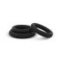 Easytoys Explore Ring - set inele penis - 3 piese (negru) 