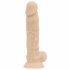 Real Fantasy Ashton - dildo realist cu testicule - 20,5cm (natural) 