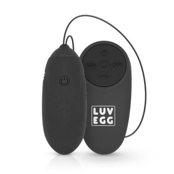 Ou Vibrator LUV EGG cu Baterie - Negru 