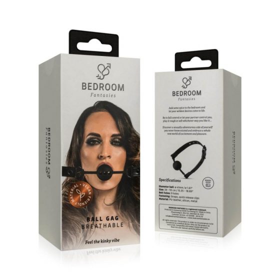 Bedroom Fantasies - Măști de gură cu găuri de ventilație (negru)