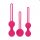 Easytoys LoveBalls - set bile vaginale - 3 piese (roz) 