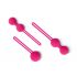 Easytoys LoveBalls - set bile vaginale - 3 piese (roz) 