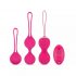 Easytoys LoveBalls - set de bile vaginale vibratoare - 3 piese (roz) 