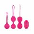 Easytoys LoveBalls - set de bile vaginale vibratoare - 3 piese (roz) 