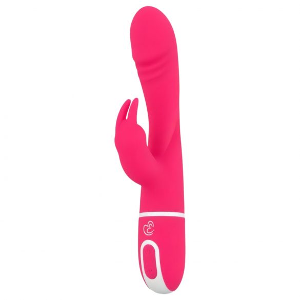 Vibrator pentru punctul G cu stimulator clitoridian Easytoys (roz) 