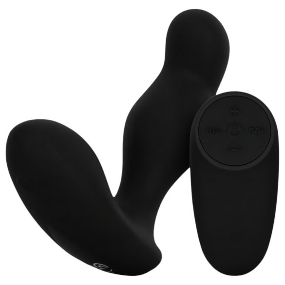 Colectia Easytoys Anal - vibrator anal cu telecomandă (negru)