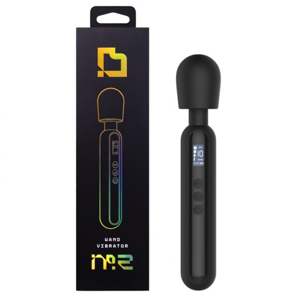 BLAQ - mare vibrator de masaj digital (negru)