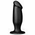 BUTTR AH-1 - dildo anal cu ventuză (negru)