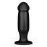 BUTTR AH-1 - dildo anal cu ventuză (negru)