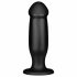 BUTTR AH-1 - dildo anal cu ventuză (negru)