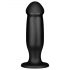 BUTTR AH-1 - dildo anal cu ventuză (negru)