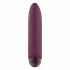 Mini vibrator rezistent la apă, cu acumulator, Glam (lilac) 