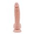 Mr. Dixx 7.6 - dildo cu ventuză și testicule - natural (19,5cm) 