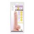 Mr. Dixx 7.6 - dildo cu ventuză și testicule - natural (19,5cm) 