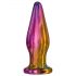 Glamour Glass - vibrator anal din sticlă, cu vârf ascuțit și telecomandă (colorat)