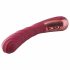 Jaimy D. Single - vibrator cu acumulator pentru punctul G, striat (bordo) 